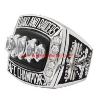 2002 Oakland Raiders America Football Conference Championship Ring, Custom Oakland Raiders Champions Ring