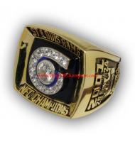 2001 St. Louis Rams National Football Conference Championship Ring, Custom St. Louis Rams Champions Ring