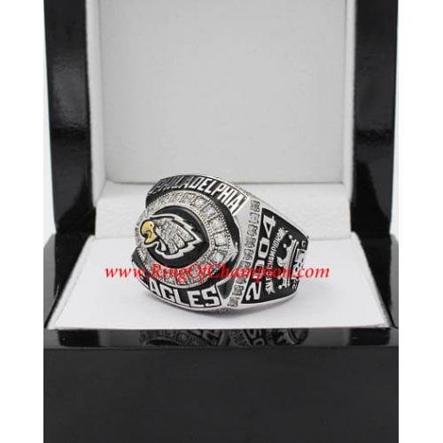 2004 Philadelphia Eagles National Football Conference Championship Ring,  Custom Philadelphia Eagles Champions Ring