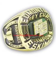 1978 Edmonton Eskimos The 66th Grey Cup Championship Ring, Custom Edmonton Eskimos Champions Ring