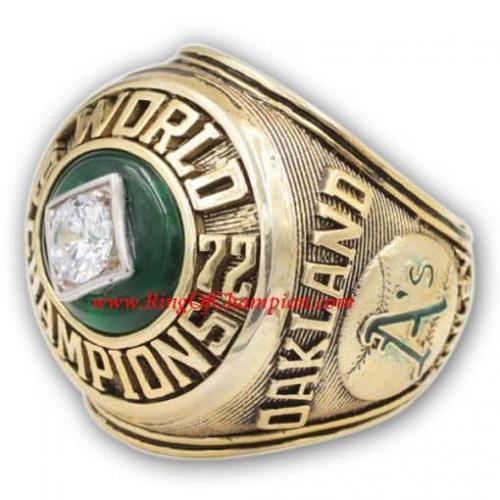 1972 Oakland Athletics World Series Championship Ring - Standard