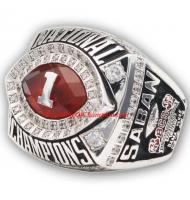 2009 Alabama Crimson Tide Men's Footaball BCS championship ring, Custom Alabama Crimson Tide Champions Ring