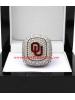 2015 Oklahoma Sooners Men's Football Big 12 Championship Ring, Custom Oklahoma Sooners Champions Ring