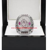 2016 Oklahoma Sooners Big 12 Men's Football College Championship Ring, custom Oklahoma Sooners ring