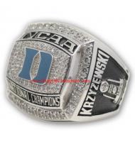 2015 Duke Blue Devils NCAA Men's Basketball National College Championship Ring