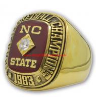 1983 NC State Wolfpack NCAA Men's Basketball College Championship Ring