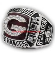 2004 - 2005 Georgia Bulldogs OutBack Bowl Men's Football College Championship Ring