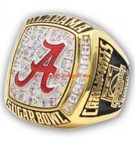 2008 Alabama Crimson Tide Sugar Bowl Men's Football College Championship Ring