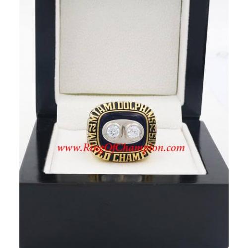 1972 Miami Dolphins Super Bowl VII World Championship Ring, Replica Miami  Dolphins Ring