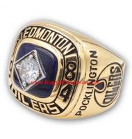 1983 - 1984 Edmonton Oilers Stanley Cup Championship Ring, Custom Edmonton Oilers Champions Ring