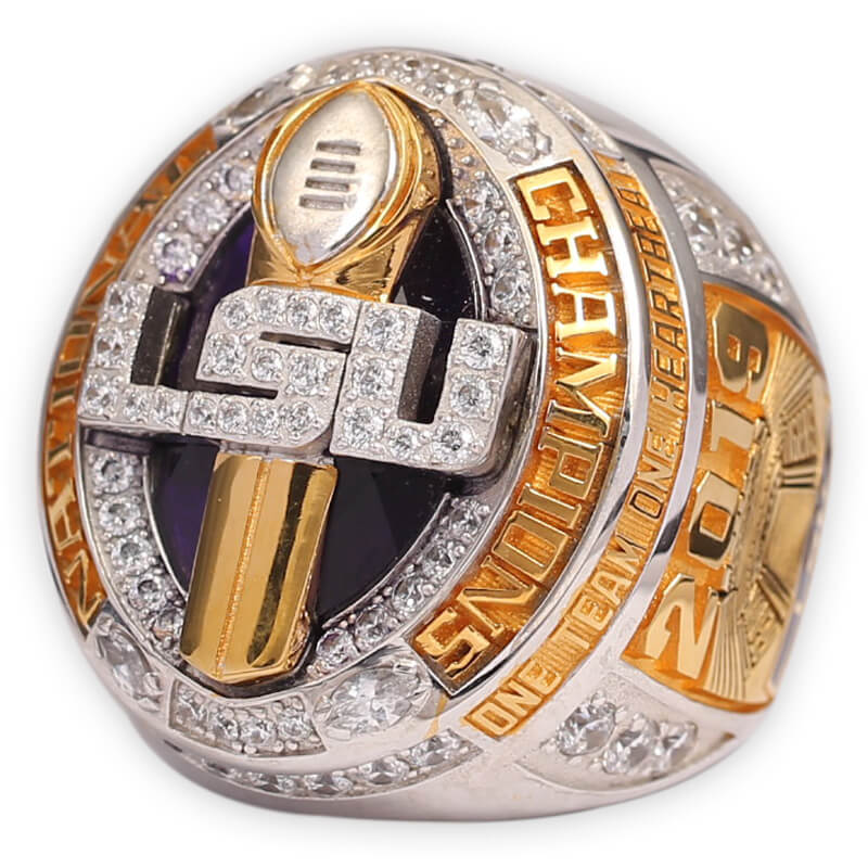 2019 LSU Tigers Men's Football NCAA National College Championship Ring